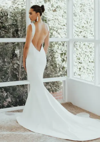 Nordstrom trumpet wedding dress